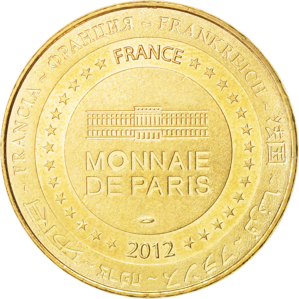 France, Token, Tourist Token, 12/ Abbatiale de Conques, 2012, Monnaie de Paris