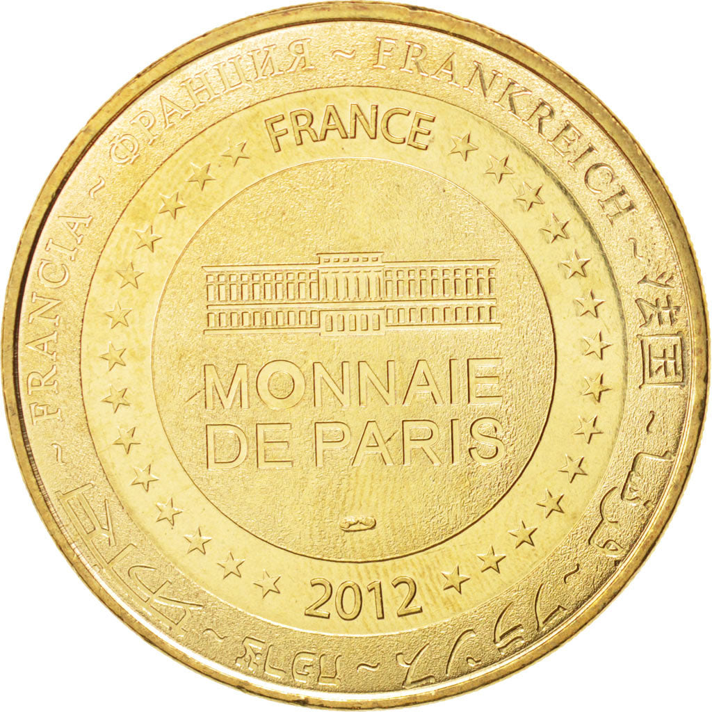 France, Token, Tourist Token, 12/ Château de Montaigut, 2012, Monnaie de Paris