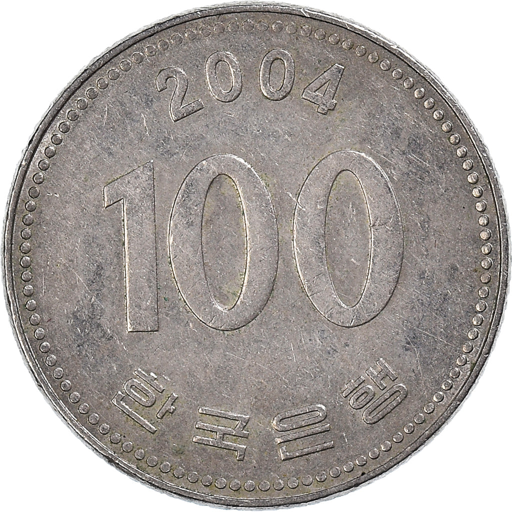 Moneta, KOREA-POŁUDNIOWA, 100 Won, 2004