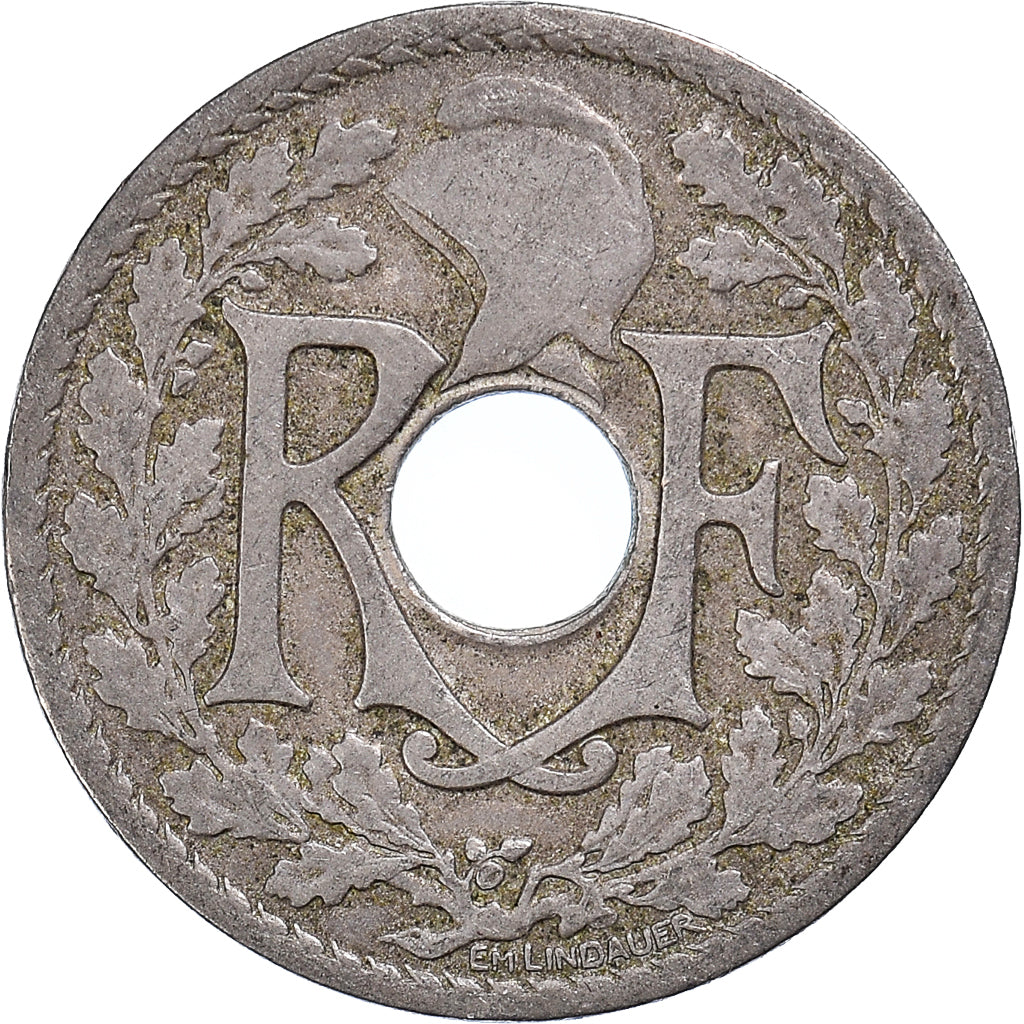 Moneda, Francia, 25 Centimes, 1922