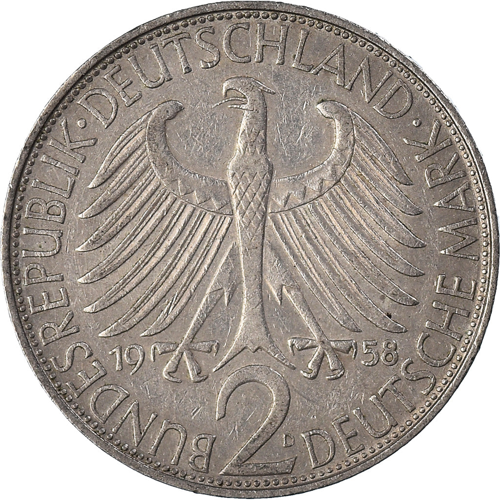 Moneta, Niemcy - RFN, 2 Mark, 1958