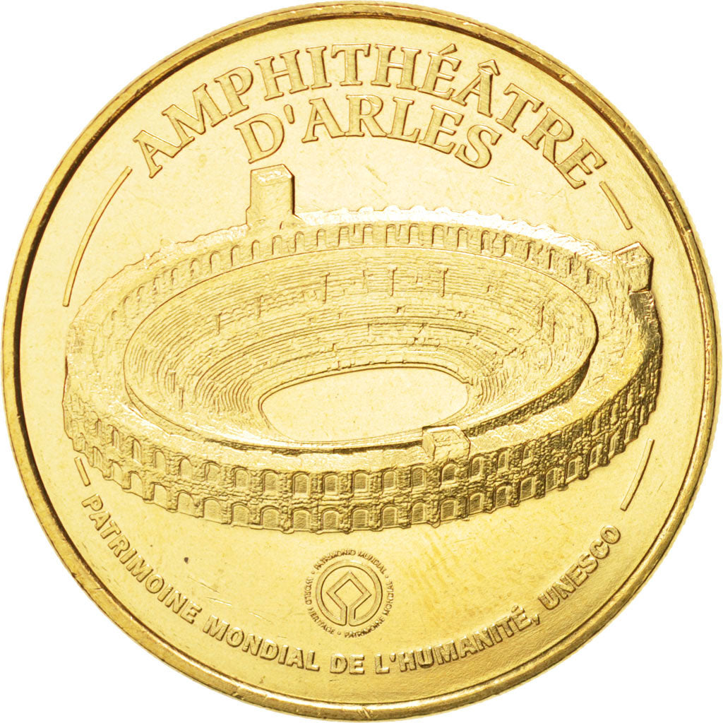 France, Token, Tourist Token, 13/ Amphithéâtre d'Arles - Unesco, 2014, Monnaie