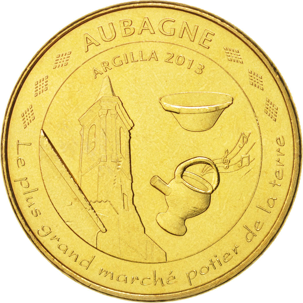 France, Token, Tourist Token, 13/ Plus grand marché potier - Aubagne, 2013