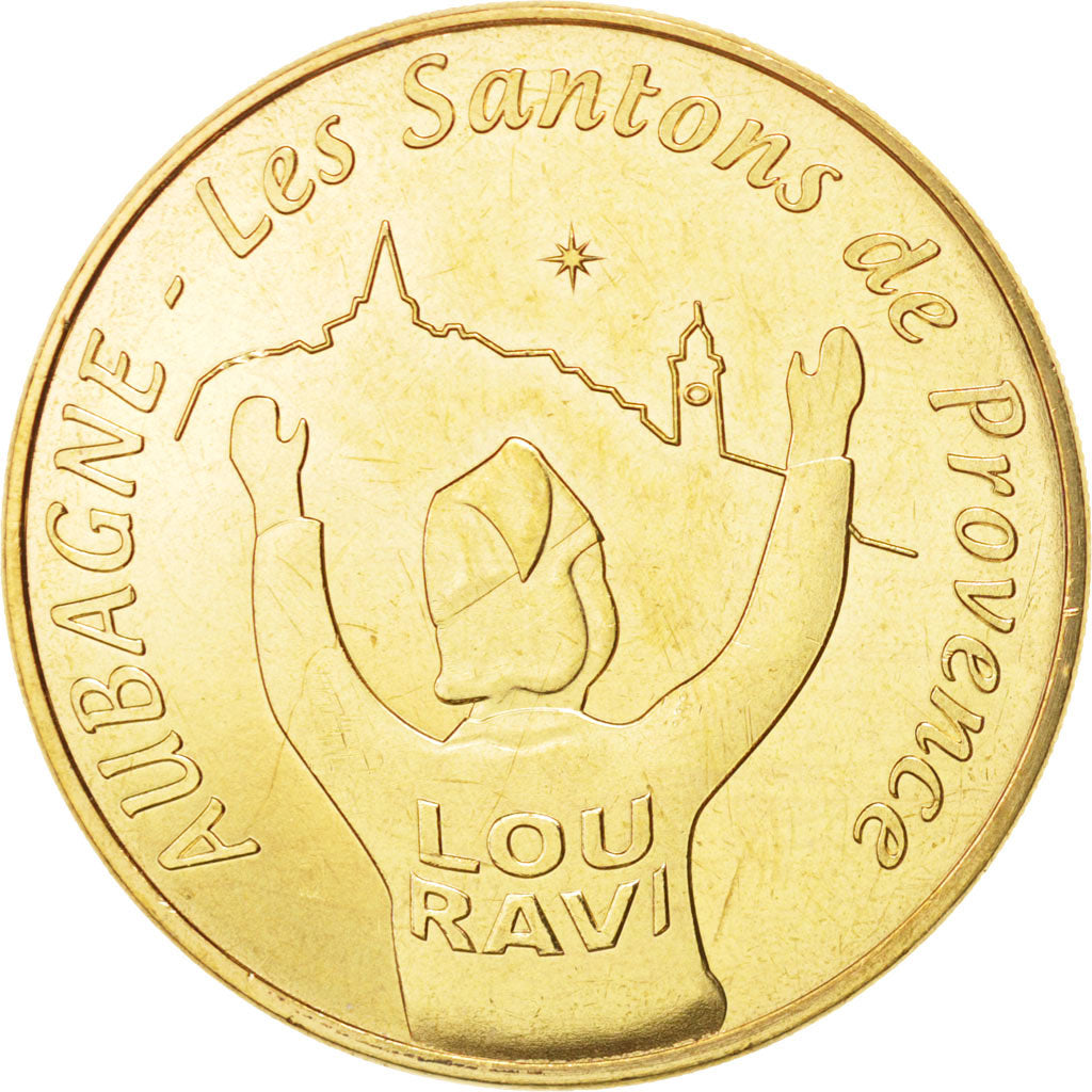France, Token, Tourist Token, 13/ Santons de Provence - Lou Ravi, 2014, Monnaie