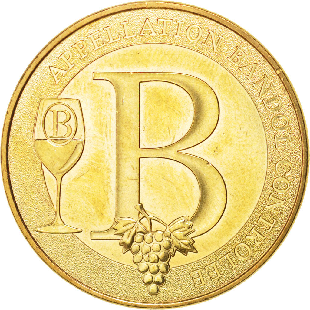 France, Token, Tourist Token, 13/ Appellation Bandol Controlée, 2014, Monnaie