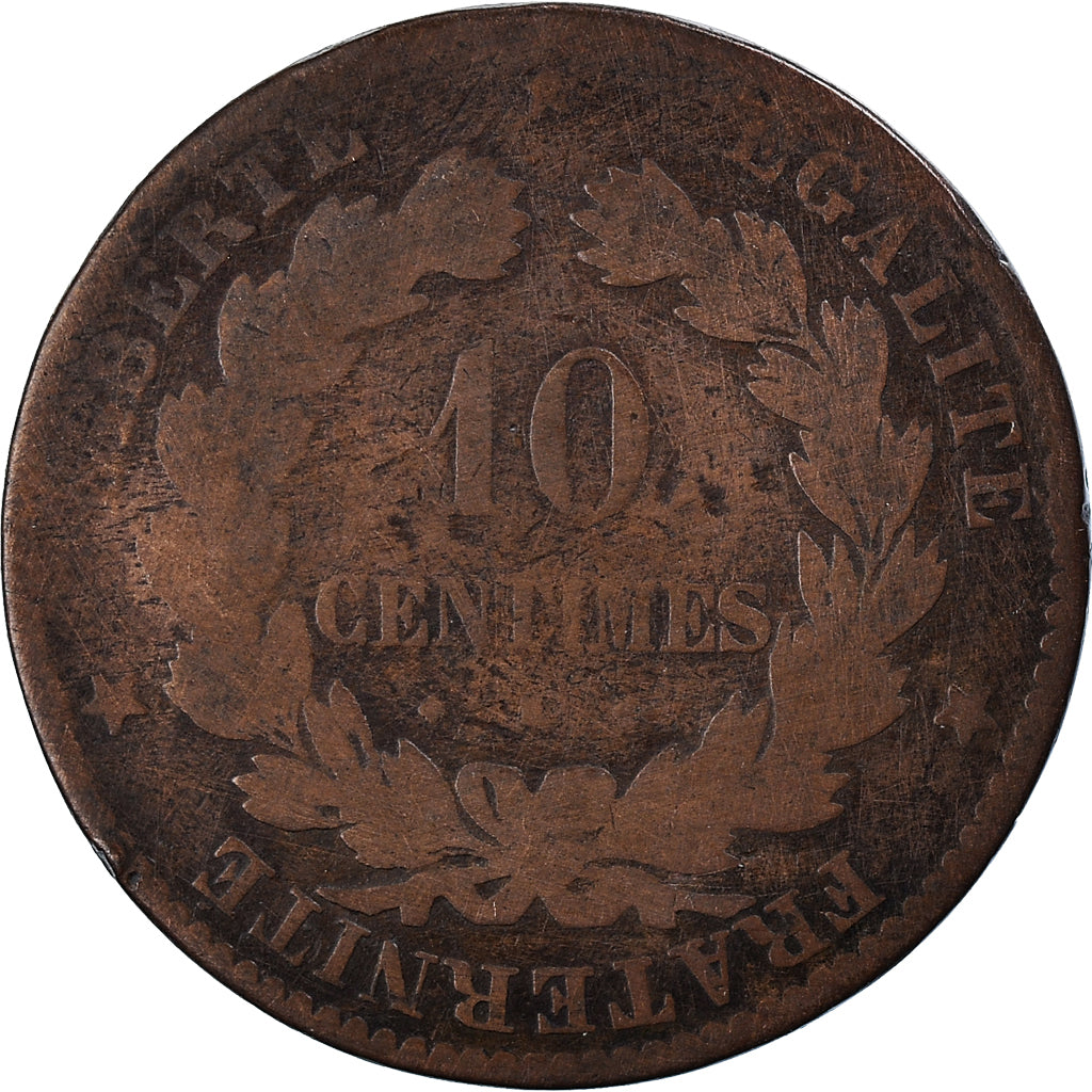 Moneta, Francia, 10 Centimes, 1877