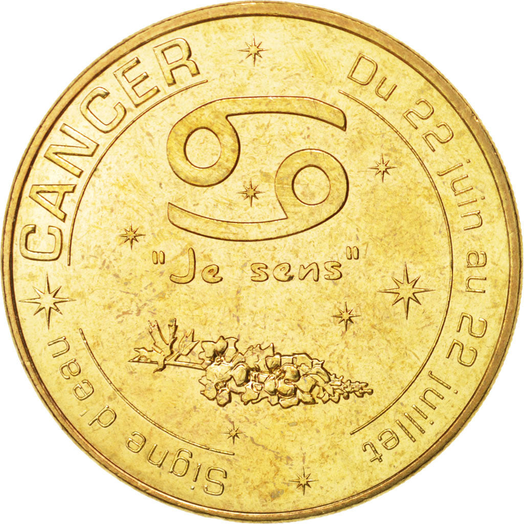 France, Token, Tourist Token, 13/ Zodiaque - Cancer, 2015, Monnaie de Paris