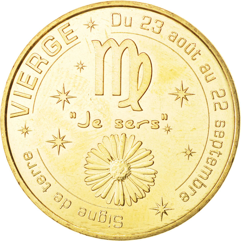 France, Token, Tourist Token, 13/ Zodiaque - Vierge, 2015, Monnaie de Paris