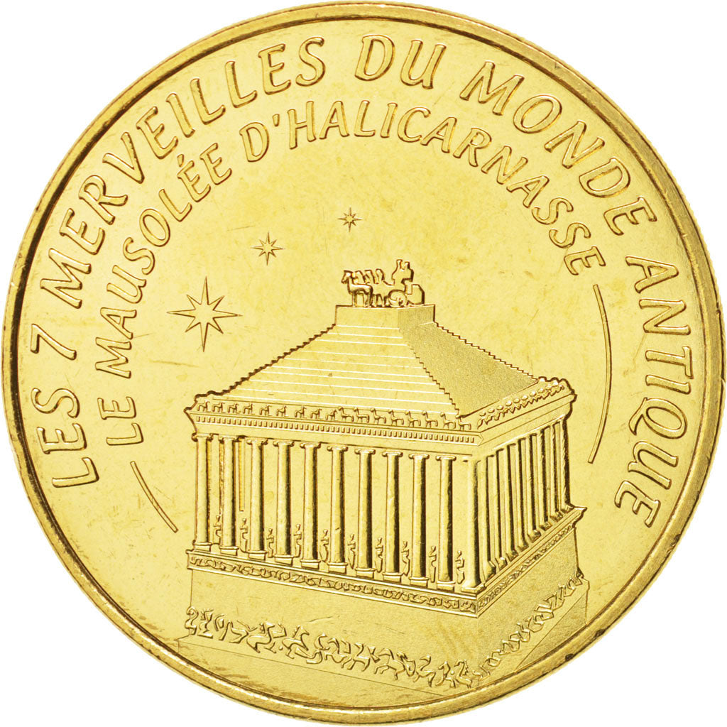France, Token, Tourist Token, 13/ Le Mausolée d'Halicarnasse, 2014, Monnaie de