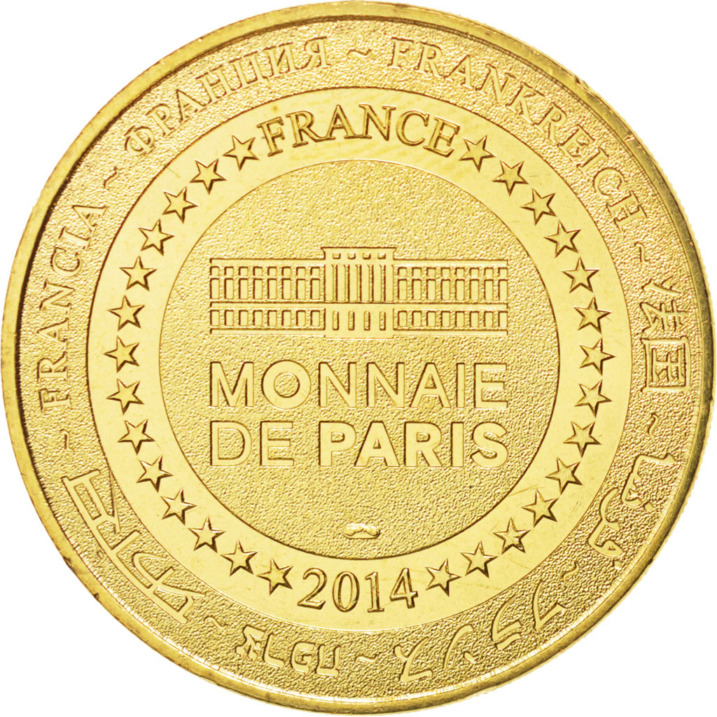 France, Token, Tourist Token, 13/ Le Mausolée d'Halicarnasse, 2014, Monnaie de