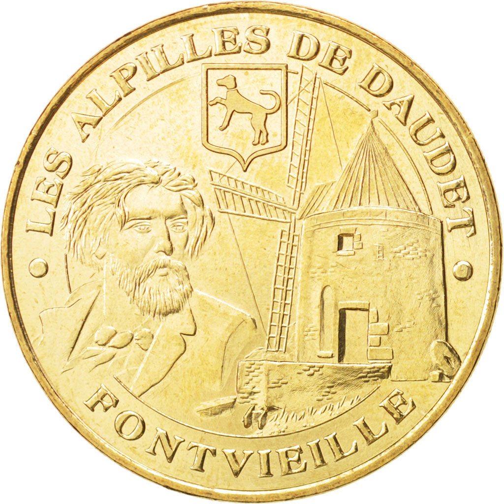 France, Token, Tourist Token, 13/ Alpilles de Daudet - Fontvieille, 2006