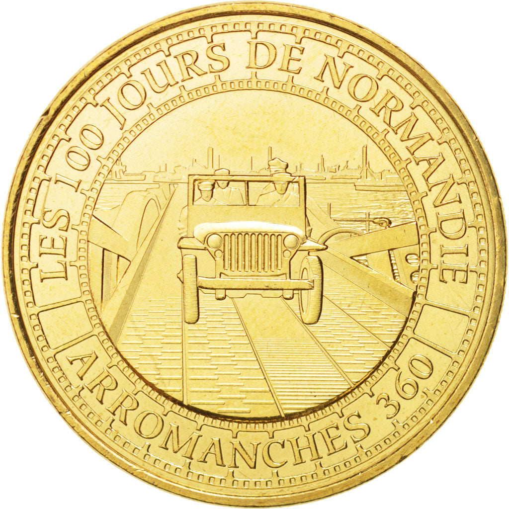 France, Token, Tourist Token, 14/ Les 100 Jours de Normandie - Arromanches