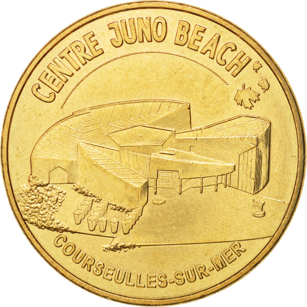 France, Token, Tourist Token, 14/ Centre Juno Beach, 2013, Monnaie de Paris