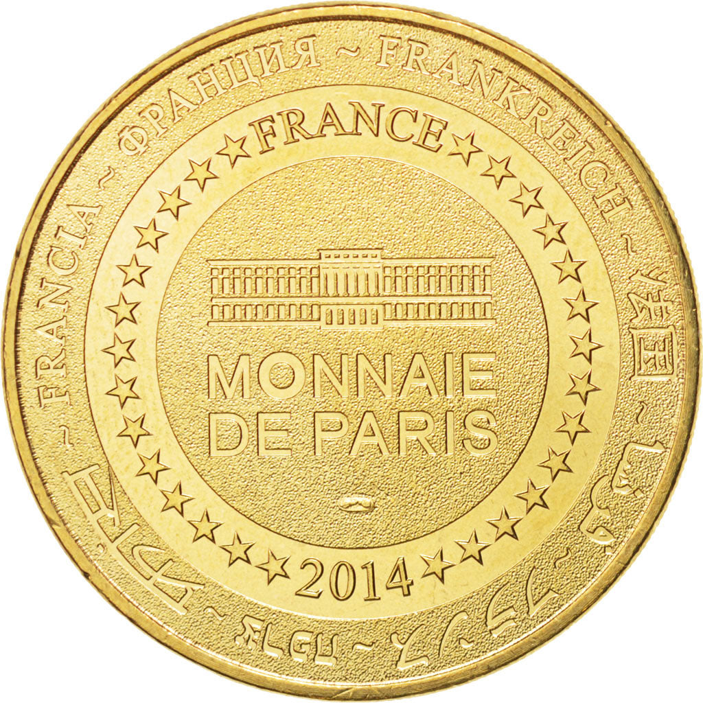 France, Token, Tourist Token, 14/ Eglise Sainte-Catherine - Honfleur, 2014