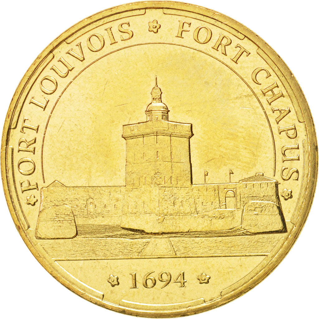 France, Token, Tourist Token, 17/ Fort Louvois - Fort Chapus, 2014, Monnaie de