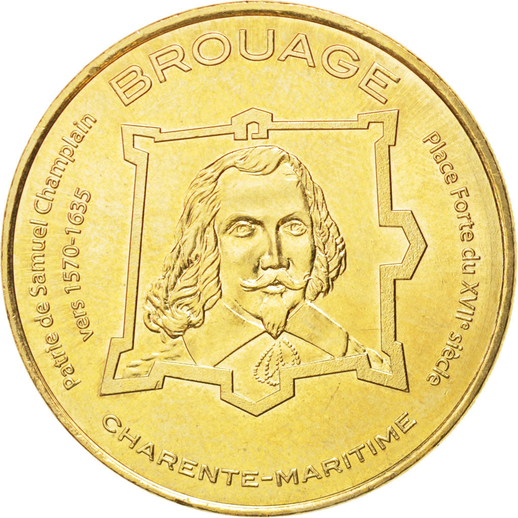 France, Token, Tourist Token, 17/ Patrie de Champlain - Brouage, 2012, Monnaie