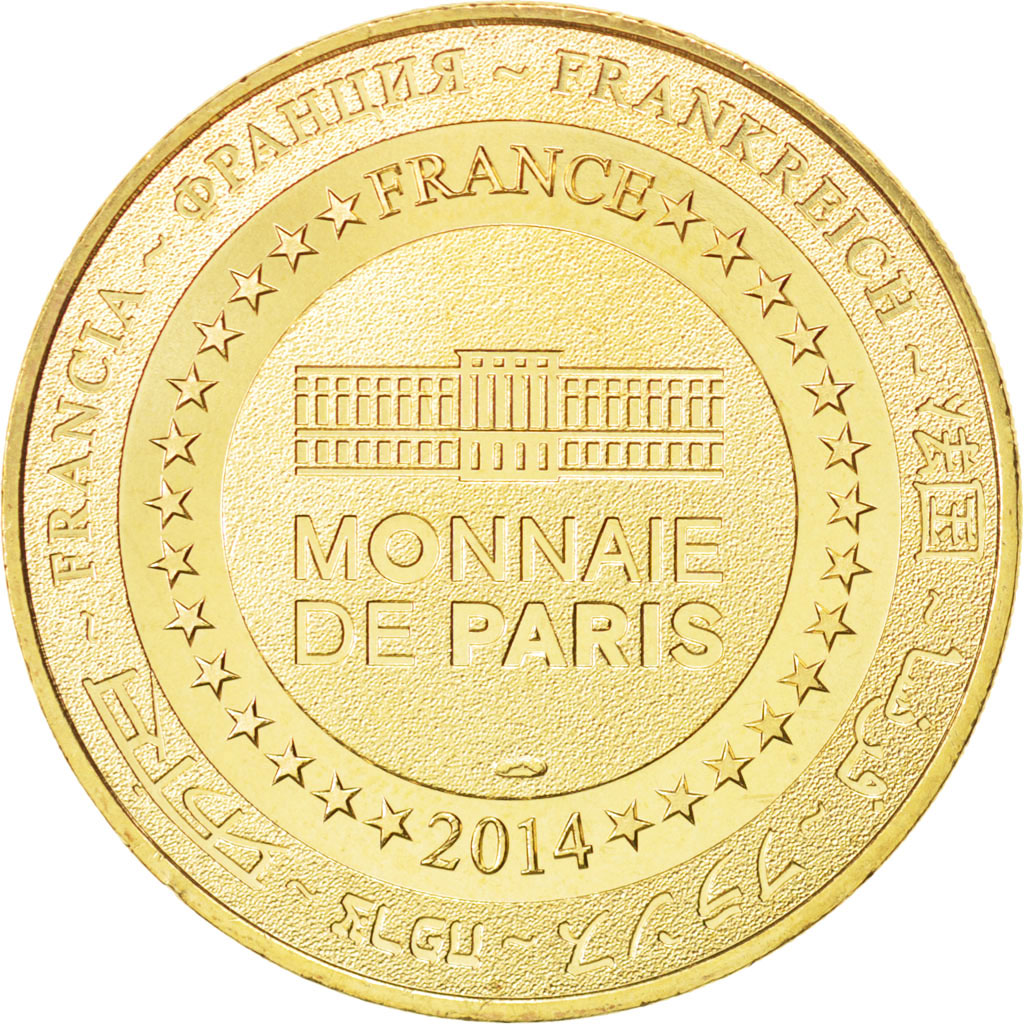 France, Token, Tourist Token, 17/ Ile de Ré, 2014, Monnaie de Paris, MS(63)