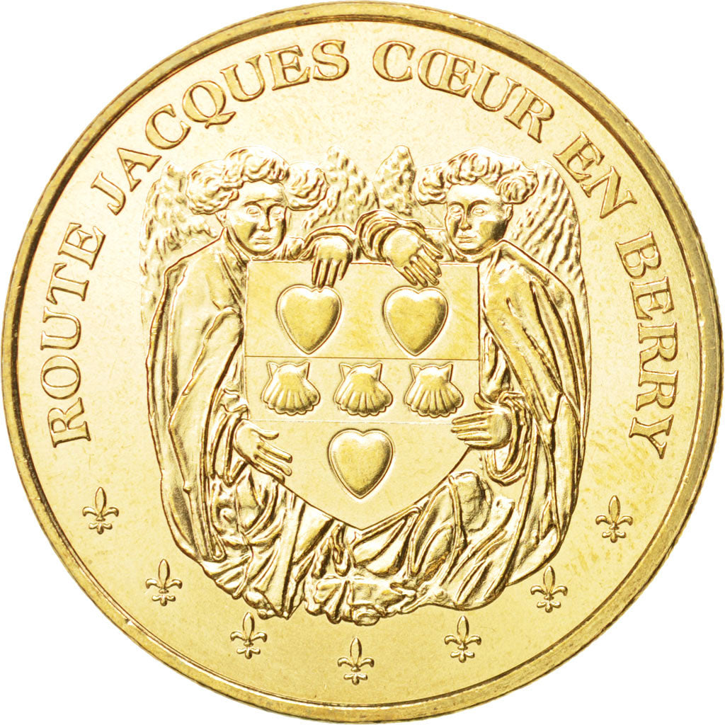 Francia, Token, Tourist Token, 18/ Route Jacques Coeur en Berry, 2012, Monnaie