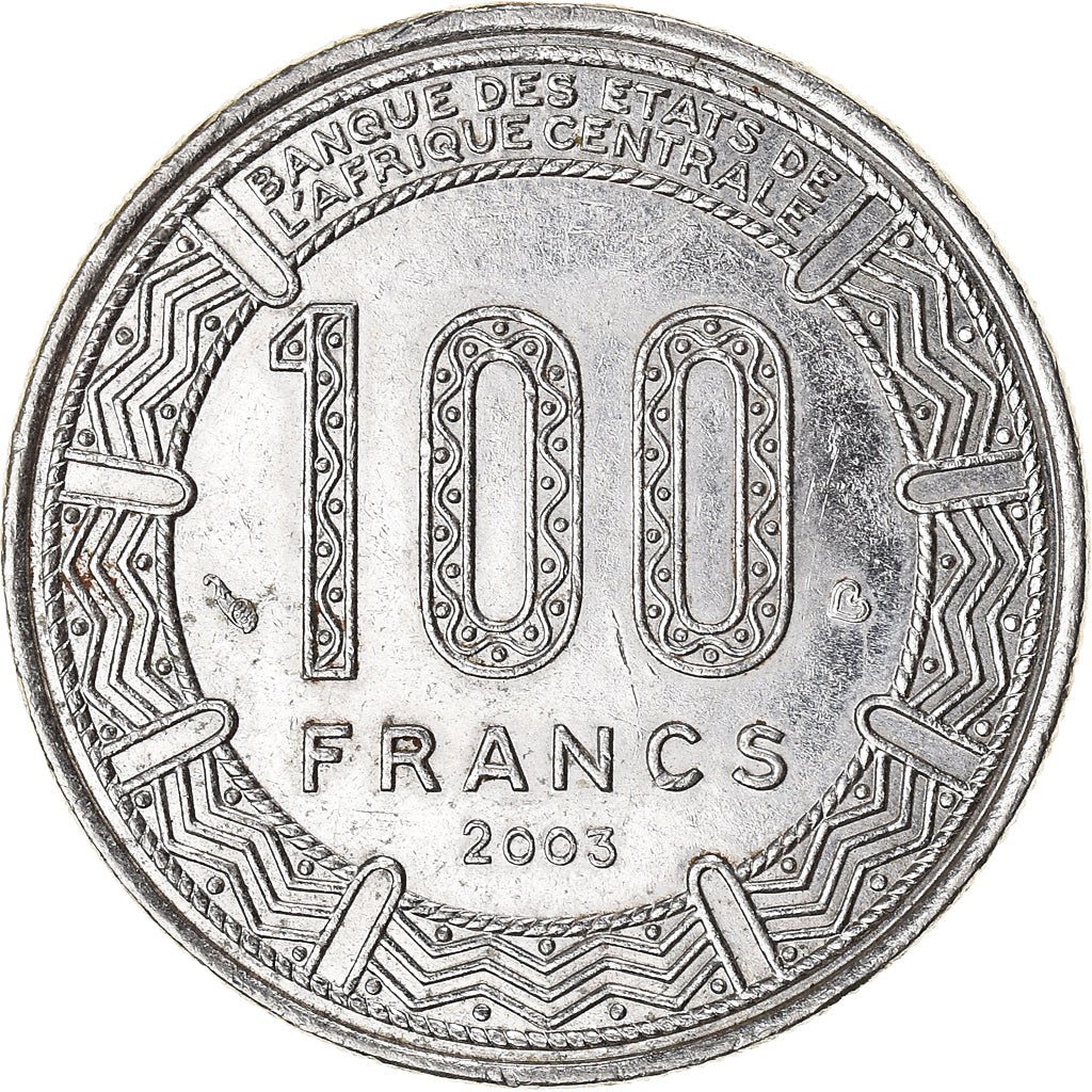 Münze, Zentralafrikanische Staaten, 100 Francs, 2003