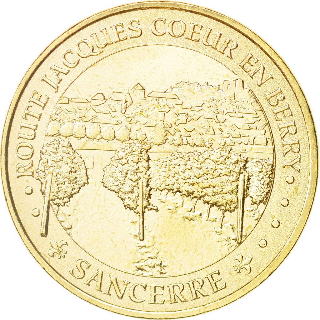 France, Token, Tourist Token, 18/ Route Jacques Coeur en Berry, 2015, Monnaie de