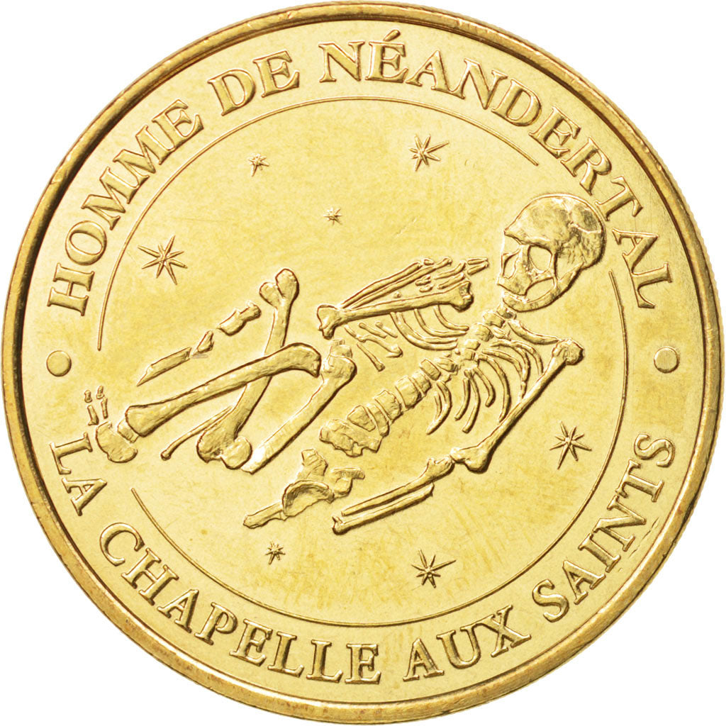 France, Jeton, Tourist Token, 19/ Chapelle aux Saints - Néandertal, 2011