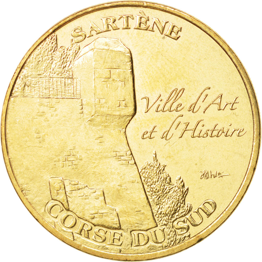 France, Token, Tourist Token, 20/ Sartène - Ville d'Art et d'Histoire, 2011