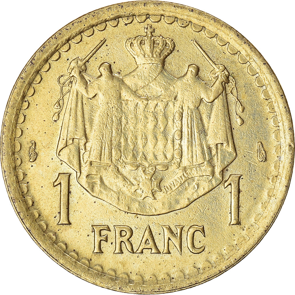 Coin, Monaco, Franc, Undated (1943)