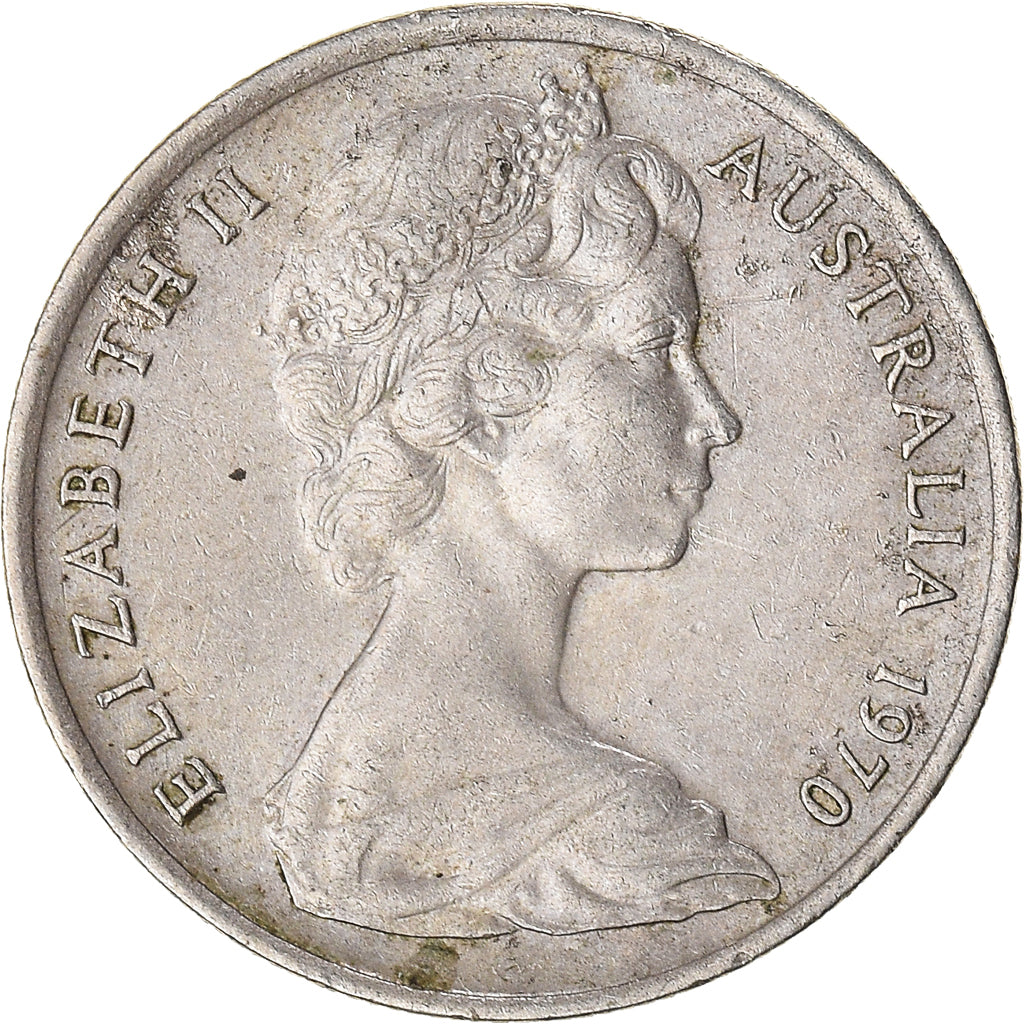 Coin, Australia, 5 Cents, 1970