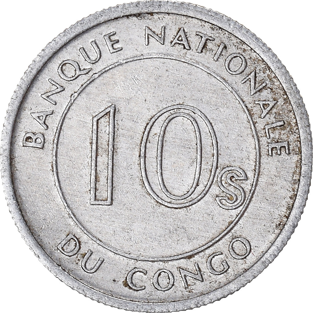 Moneta, CONGO, REPUBBLICA DEMOCRATICA DEL, 10 Sengis, 1967
