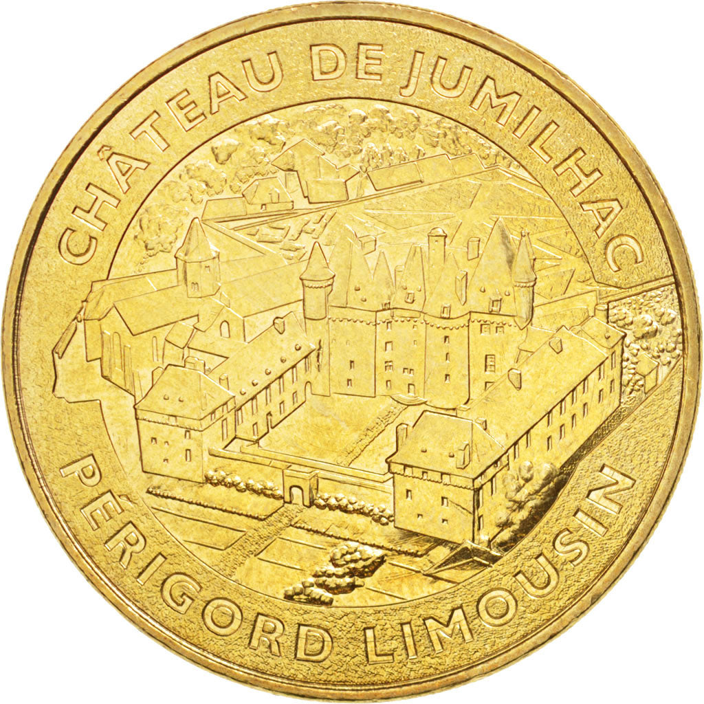 France, Token, Tourist Token, 24/ Château de Jumilhac, 2012, Monnaie de Paris