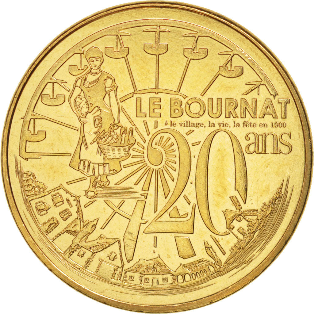 France, Token, Tourist Token, 24/ Le Bournat - 20 ans, 2013, Monnaie de Paris