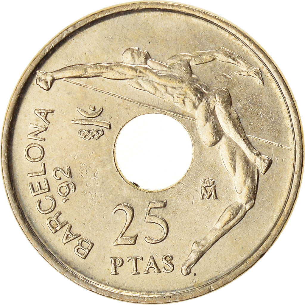Monnaie, Espagne, 25 Pesetas, 1990