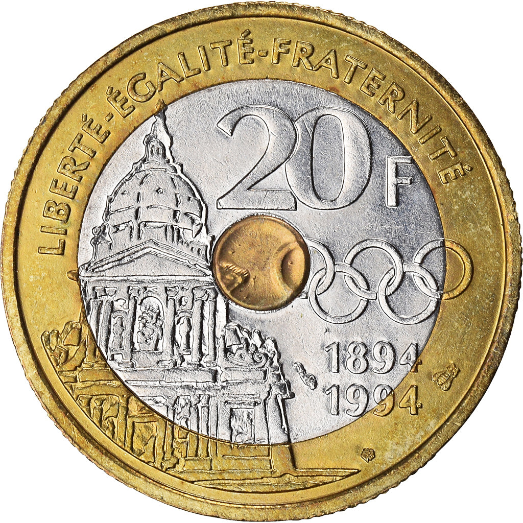 Coin, France, 20 Francs, 1994