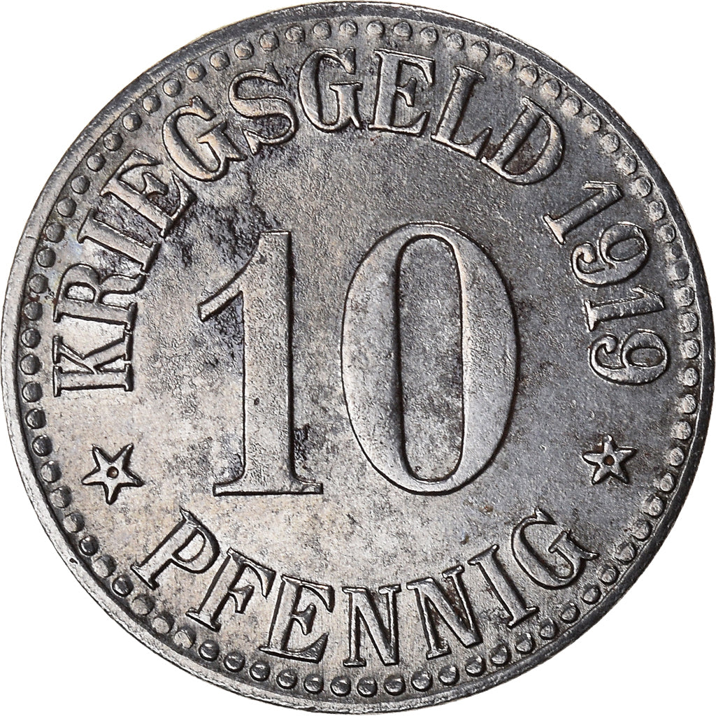 Moneta, Niemcy, 10 Pfennig, 1919