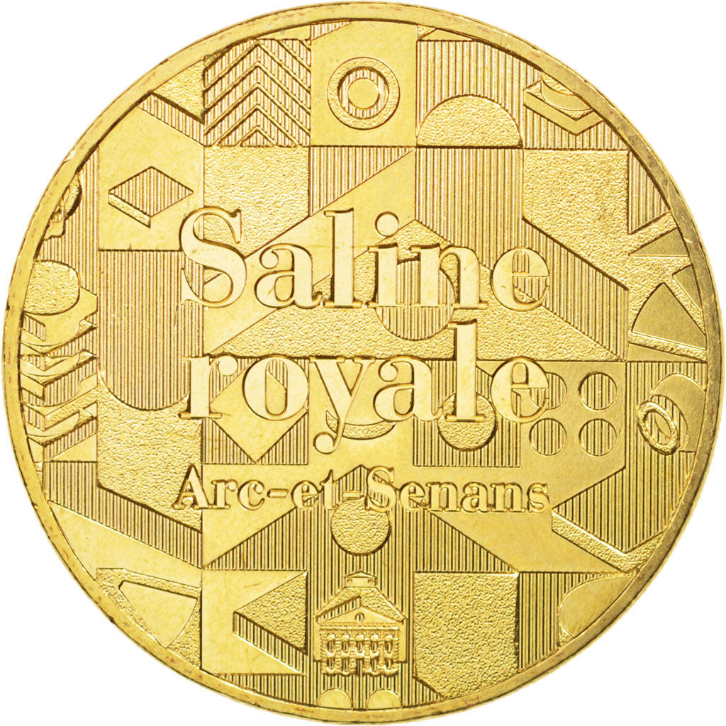 France, Token, Tourist Token, 25/ Saline Royale - Arc-et-Senans, 2015, Monnaie