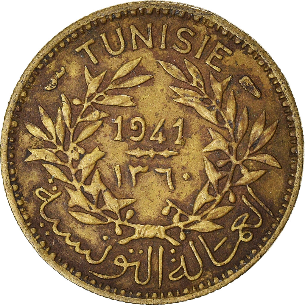 Munten, Tunisië, 50 Centimes, 1941