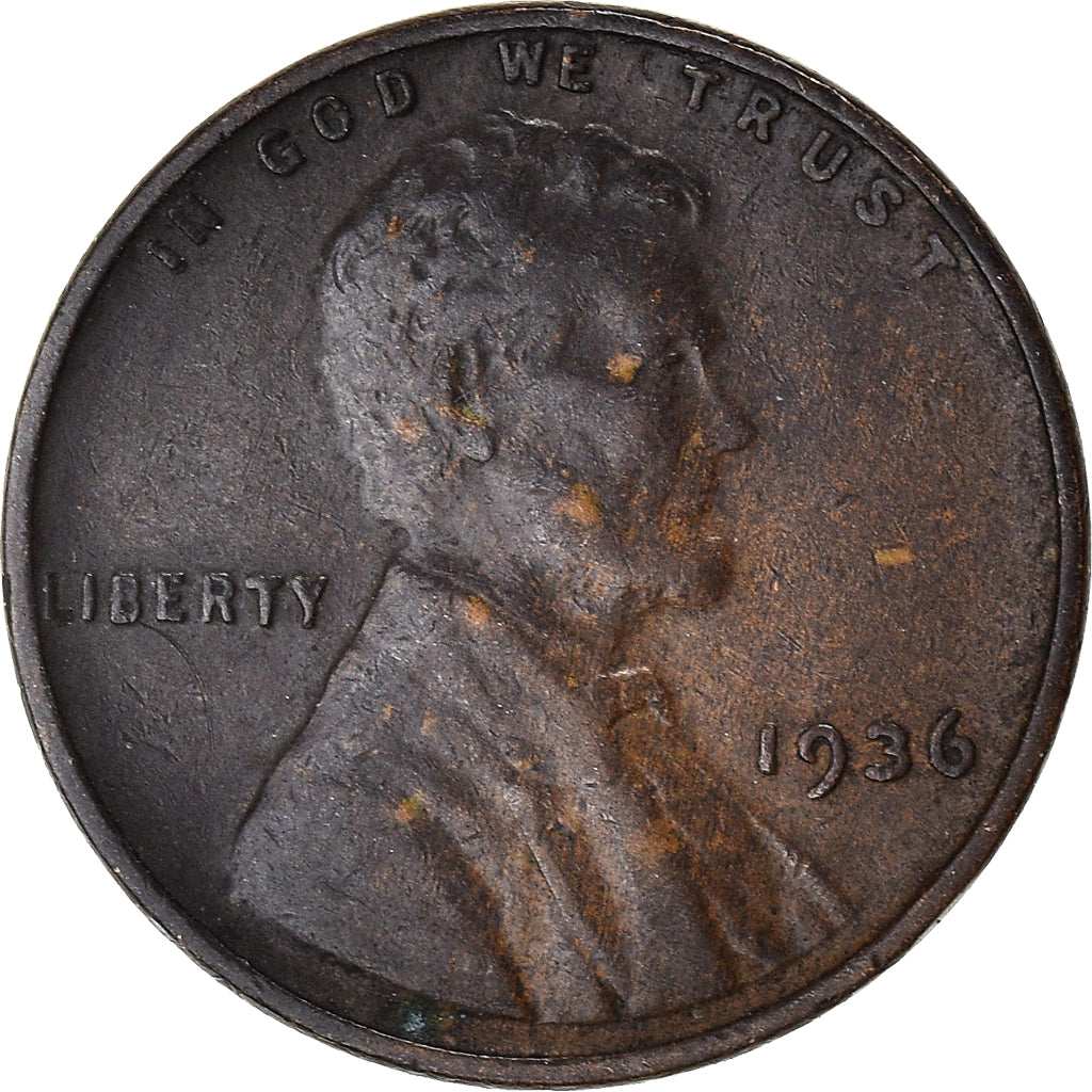 Monnaie, États-Unis, Cent, 1936