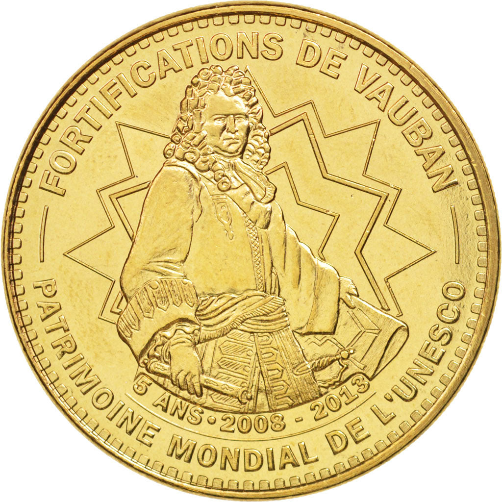 France, Token, Tourist Token, 25/ Fortifications de Vauban, 2013, Monnaie de