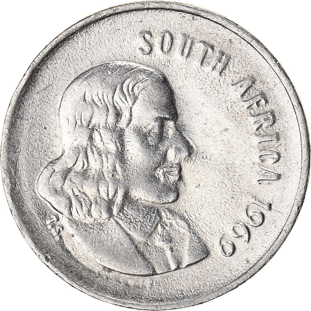 Moneda, Sudáfrica, 5 Cents, 1969