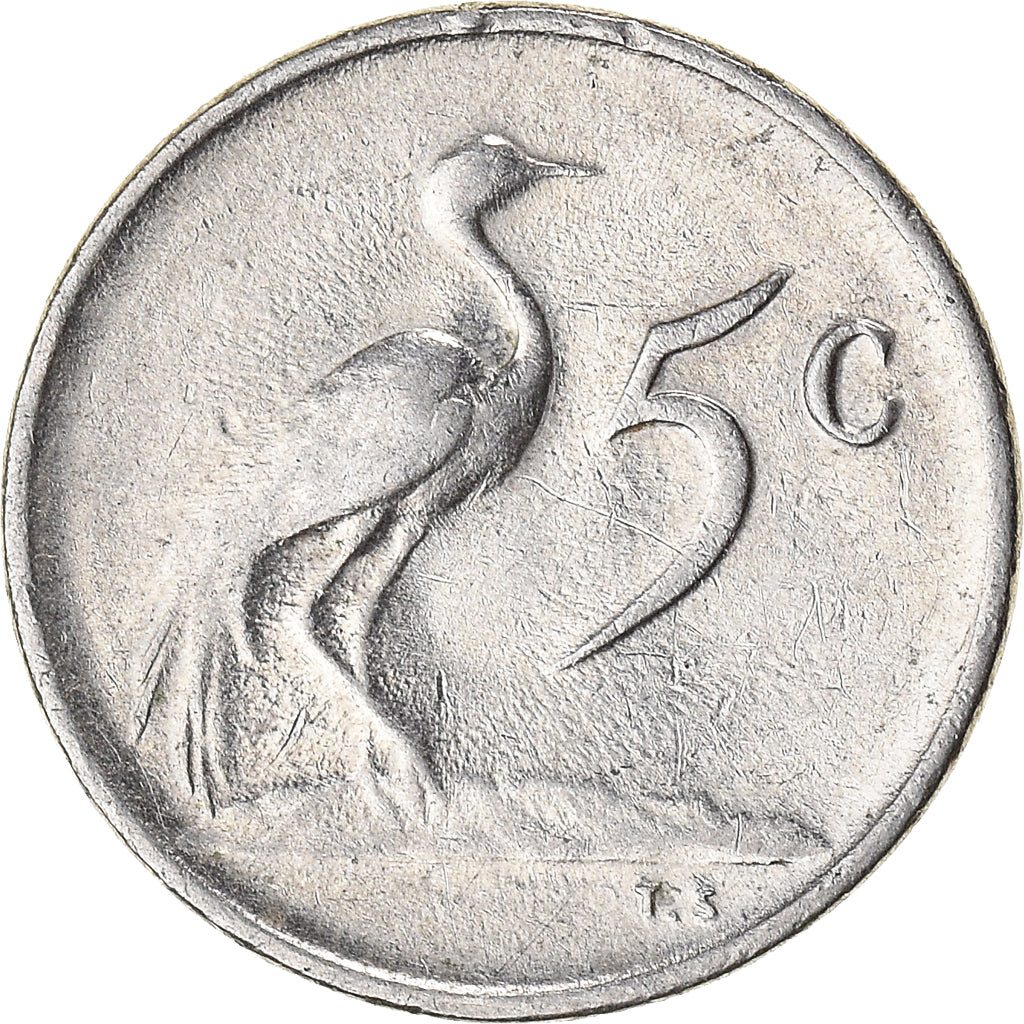 Moneda, Sudáfrica, 5 Cents, 1969