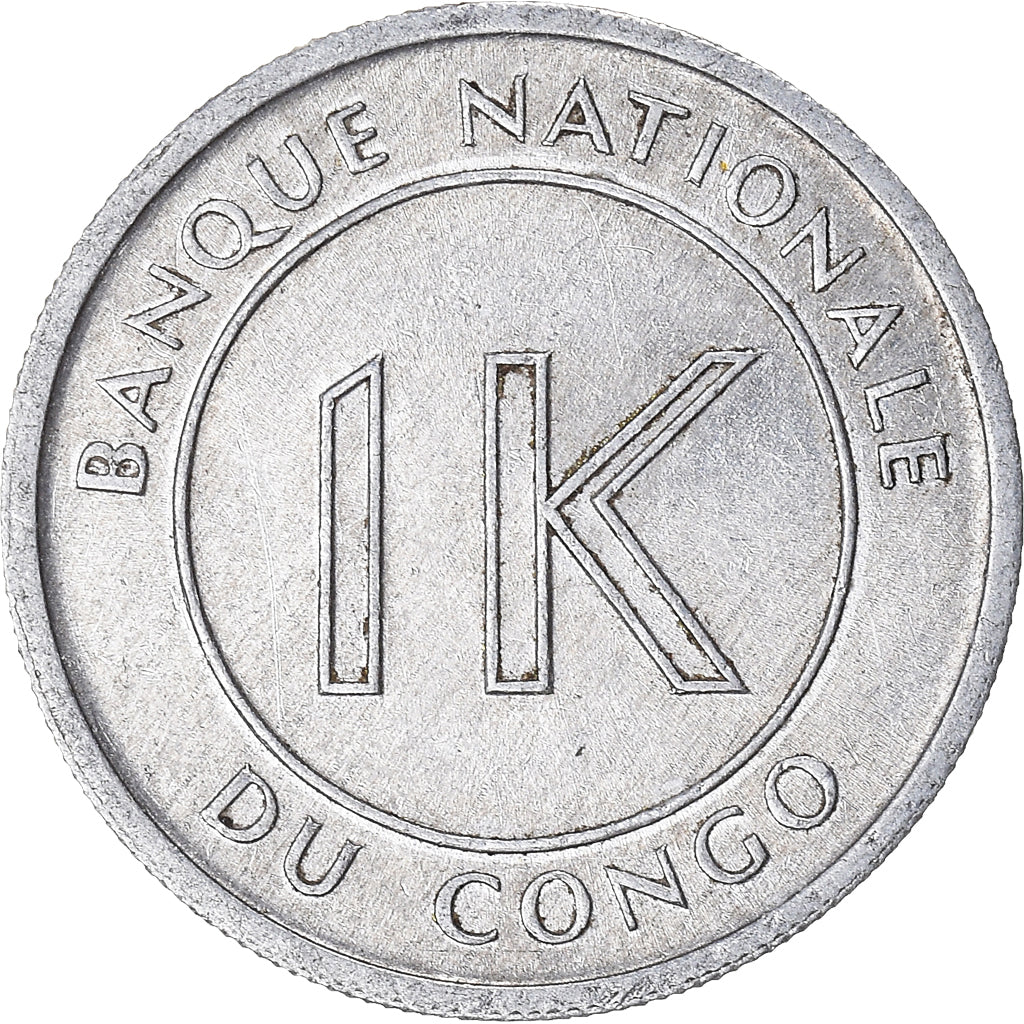 Münze, CONGO, DEMOCRATIC REPUBLIC, Likuta, 1967