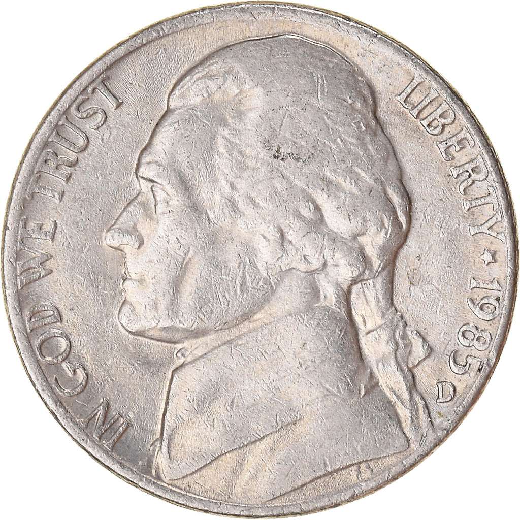 Moneta, USA, 5 Cents, 1985