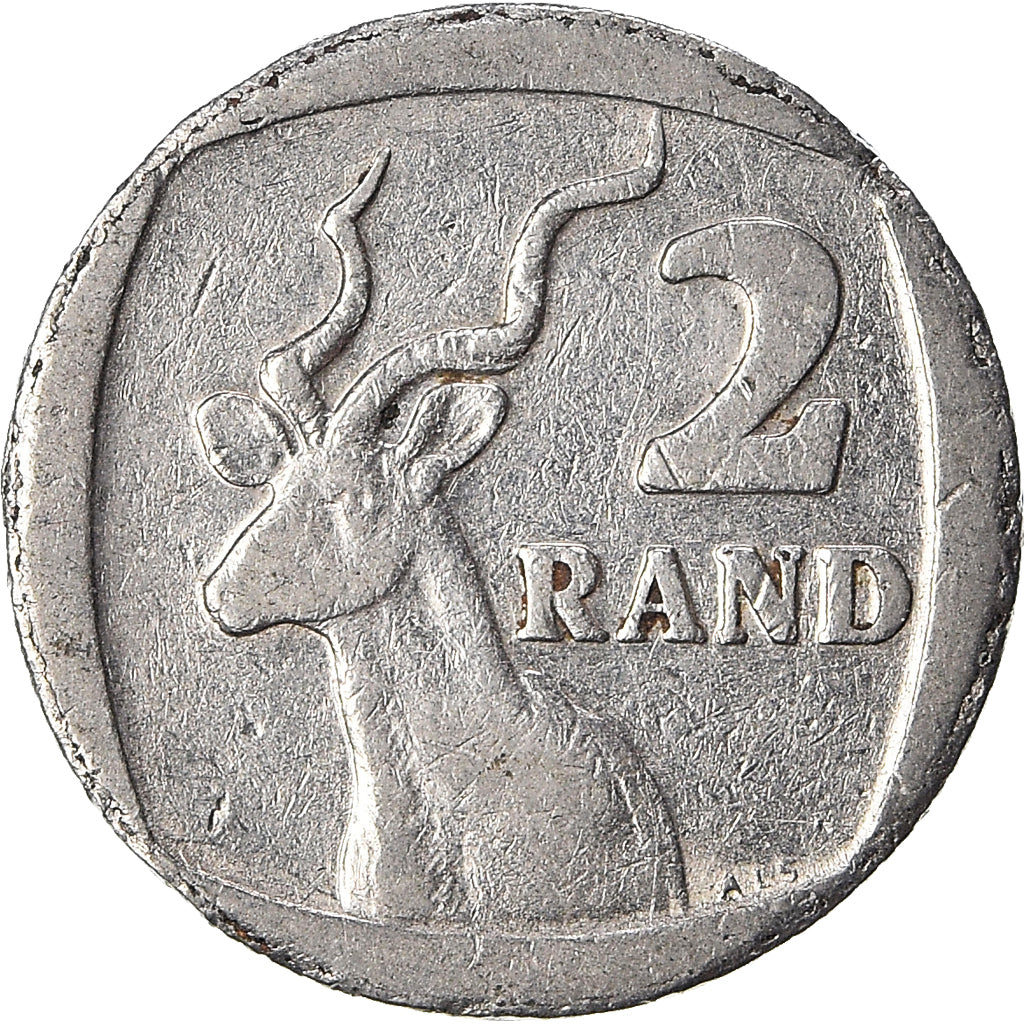 Moeda, África do Sul, 2 Rand, 1990