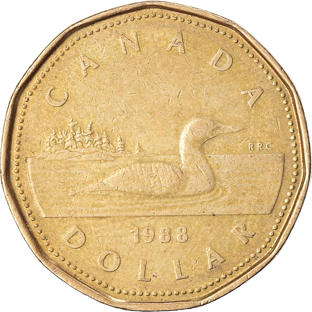 Moneta, Canada, Dollar, 1988