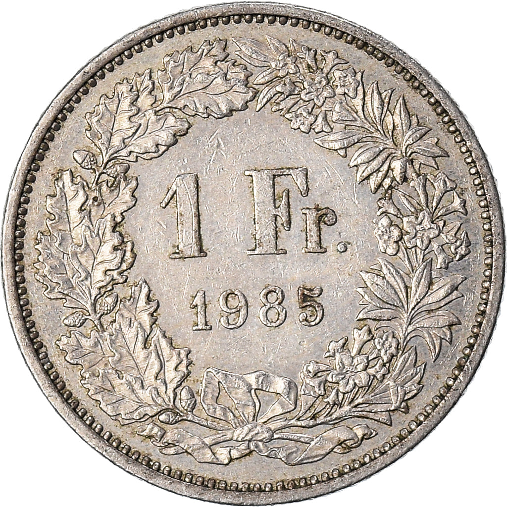 Moneta, Svizzera, Franc, 1985