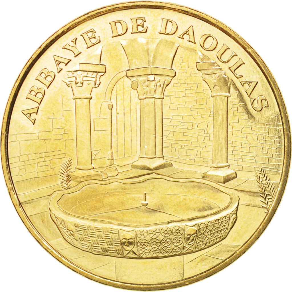 France, Token, Tourist Token, 29/ Abbaye de Daoulas, 2007, Monnaie de Paris