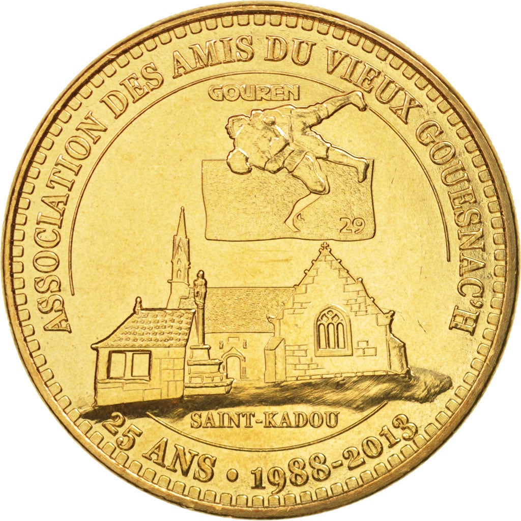 Frankreich, Token, Tourist Token, 29/ Vieux Gouesnac'h, 2013, Monnaie de Paris