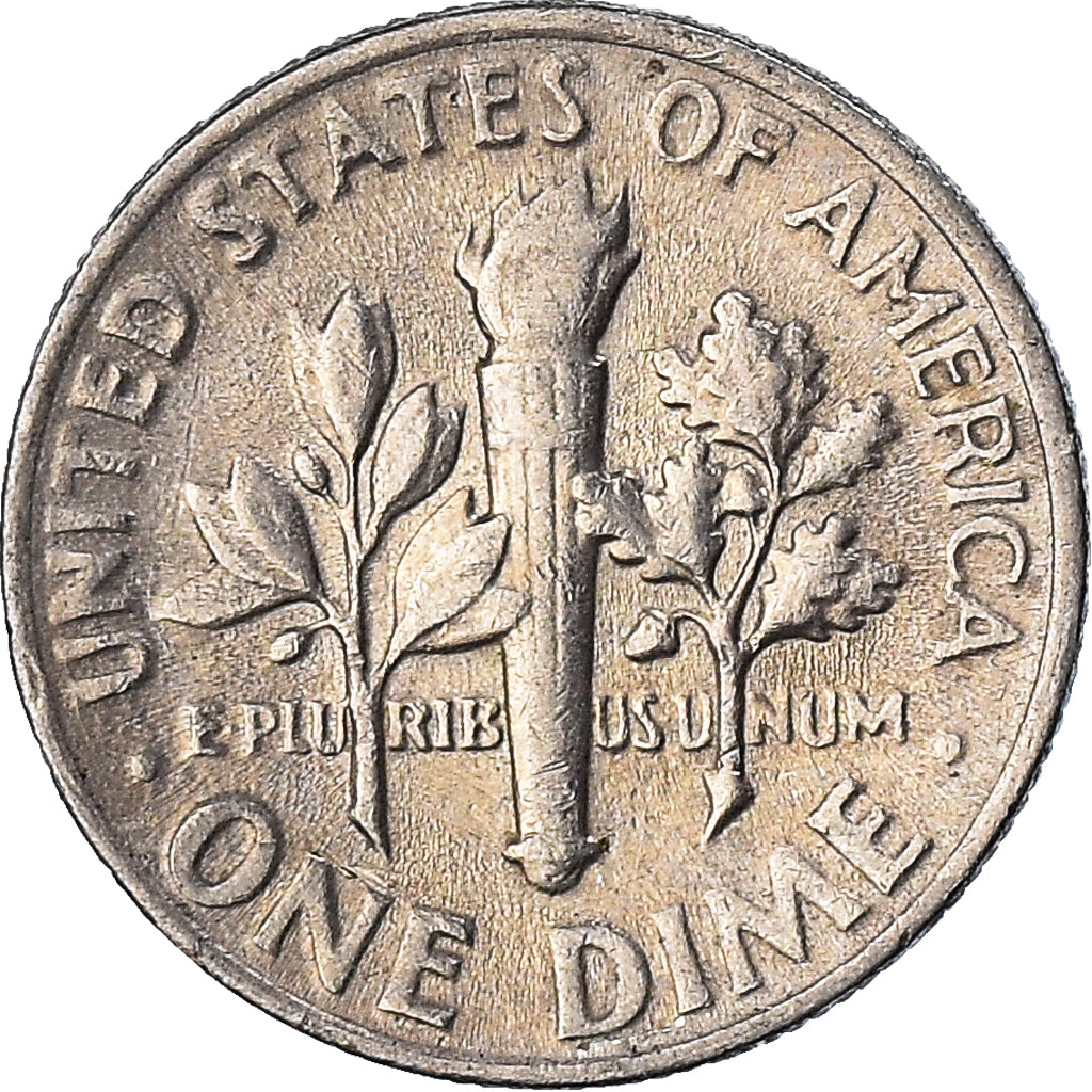 Moeda, Estados Unidos da América, Dime, 1966