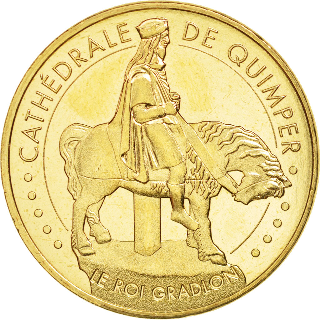 Francia, Token, Tourist Token, 29/ Cathédrale de Quimper - Le Roi Gradlon
