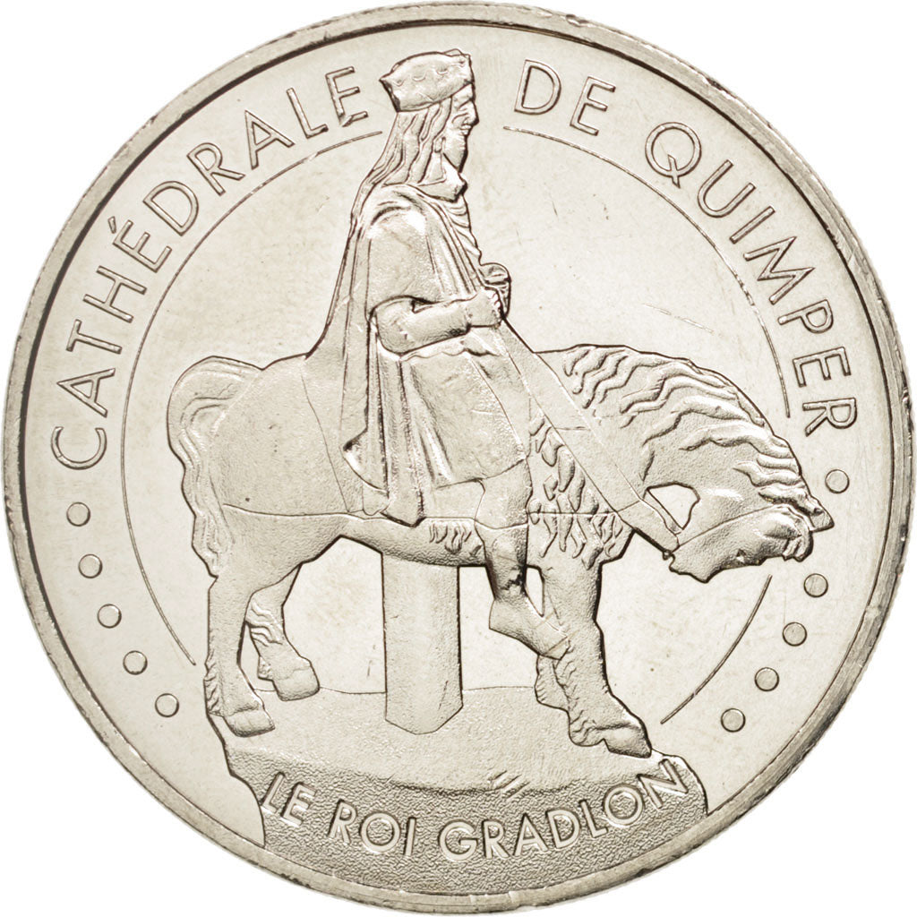 Francia, Token, Tourist Token, 29/ Cathédrale de Quimper - Le Roi Gradlon -